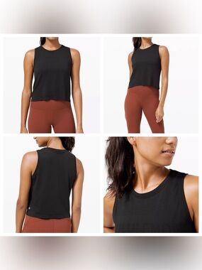 lululemon Swiftly Breathe Crop Muscle Tank